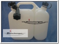 Doppelkanister wei 2,5/5 Liter