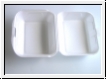 Lunchbox wei� ungeteilt 185x145x74mm/ 125 St.